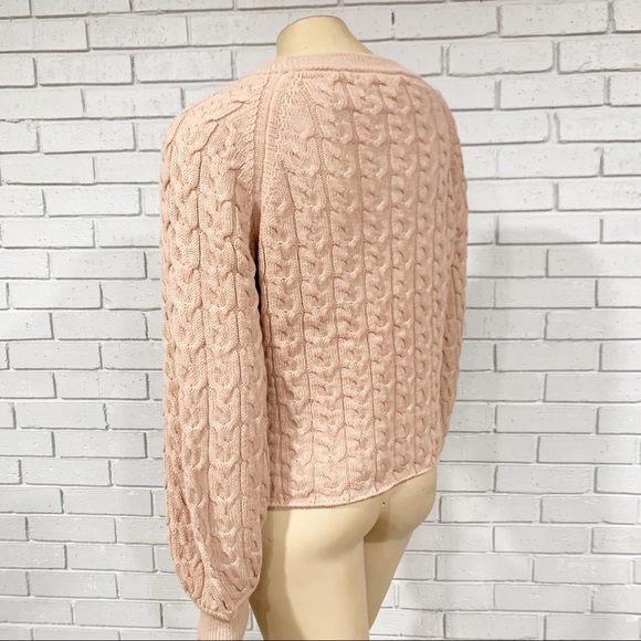 J. Crew Relaxed-Fit Cable-Knit Crewneck Sweater - Picture 6 of 10